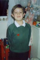 Me as a young school boy in school uniform