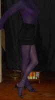 purple tights
