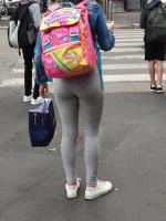 Preteen schoolgirl with huge ass