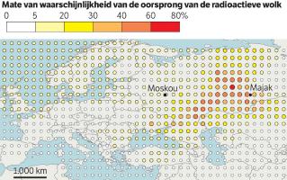 First reaction of Russia after leak atom: deny  Atom cloud from Russia  The east wind spreads increased concentrations of ruthenium-106 on Europe. It would indicate a nuclear accident in the southern Urals.