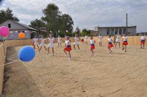 Открытие спортивной площадки в деревне Бобровинки