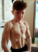 muscle gymnast boy