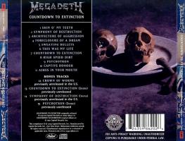 Megadeth Countdown To Extinction Covers