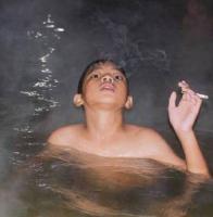 Indonesian boys smoking  23