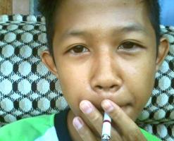 More Indonesian boys smoking  12