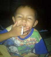 More Indonesian boys smoking  3