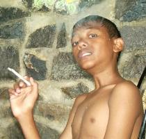 More Indonesian boys smoking  20