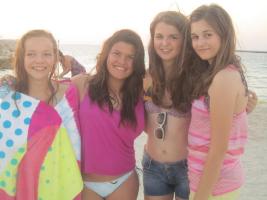 15 yo girls beach party