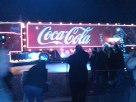 Coca-Cola Truck in Brighton in 2012