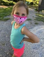 Abby in her mask