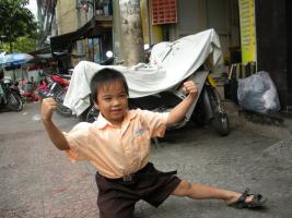 Vietnamese and Cambodian kids