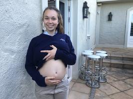 Kristen pregnant