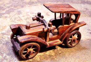 wood model cars