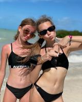 Kristina and Sasha in Mexico