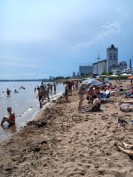 Саратов , набережная , пляж , июнь 2024.