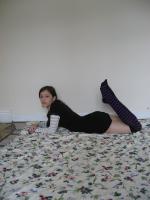 Lizzie teen model - long socks